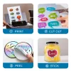Laser inkjet printing paper is tear-resistant, waterproof and oil-proof. A4 laser sticker self-adhesive label, 50 sheets of laser printing paper details Picture